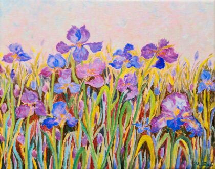 Iris ( Oil on Canvas 8x10" )